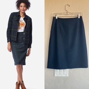 Pendleton Studio Wool Pencil Skirt